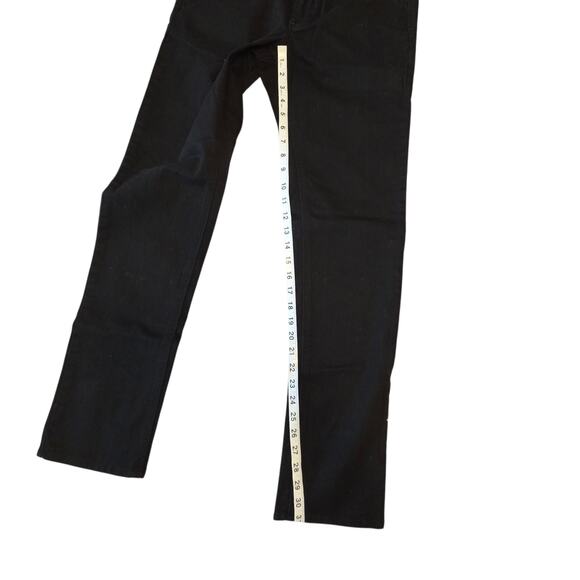 Empyre Skeletor Black Skinny Fit Jeans size 32x31, low rise - Picture 8 of 10
